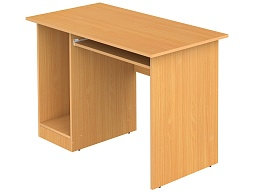 Стол для кабинета информатики компьютерный 1-местный школьный с выдвижной полкой