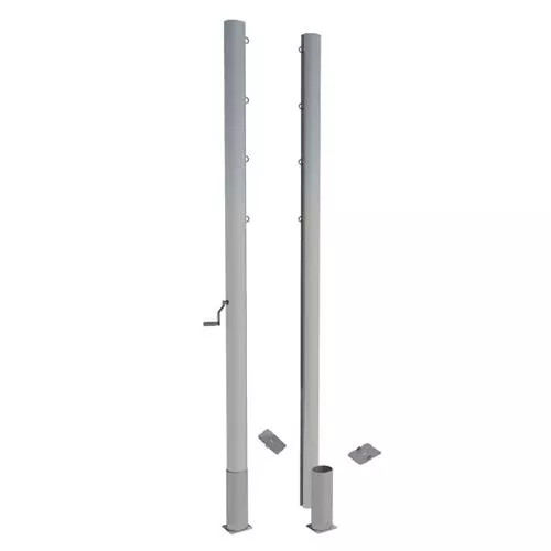 Стойки волейбольные универсальные 100х120 мм со скрытым механизмом натяжения SPORTWERK