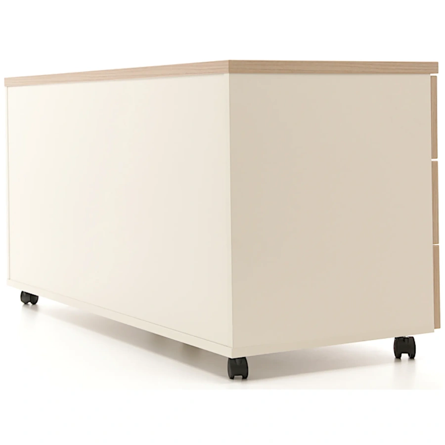 Тумба для оргтехники NPW-410 вяз натуральный/бежевый