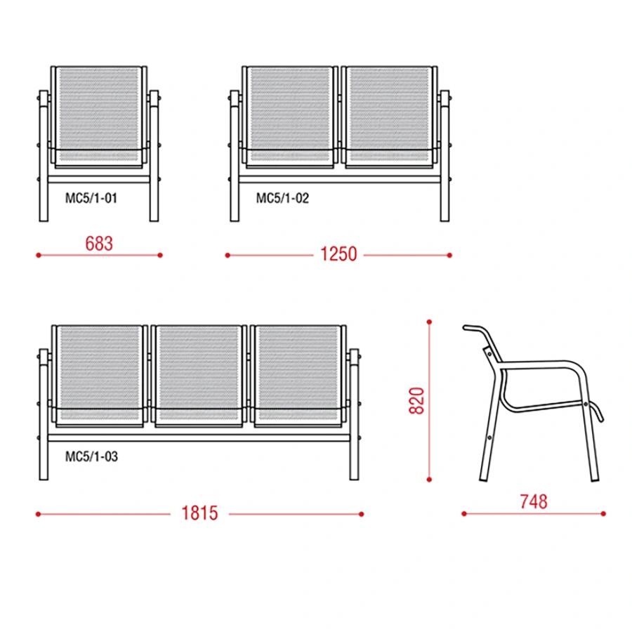 Многоместная секция Travel M (модель МС 5)