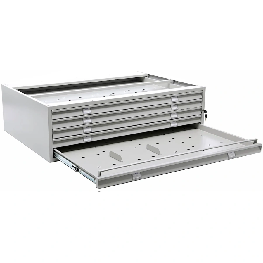 Картотечный шкаф ПРАКТИК А0-05/2 (промежуточная секция)