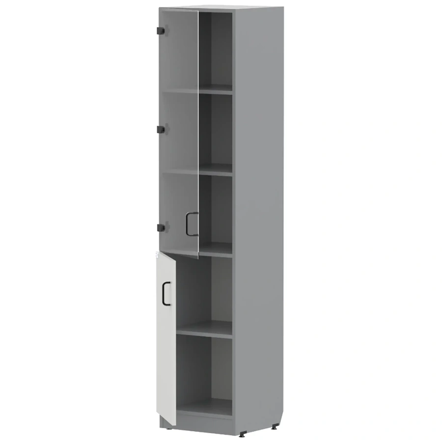 Шкаф-колонка для документов GRAY LITE 1