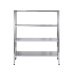 Стеллаж кухонный Luxstahl СР-1800х1200х500/4 нерж