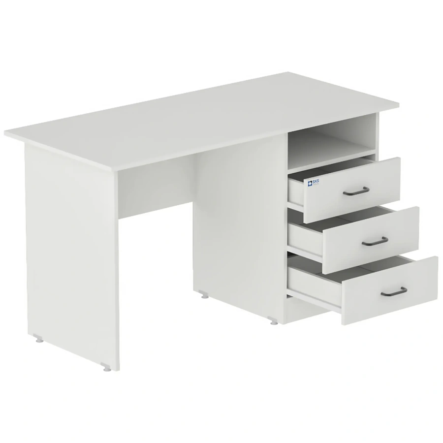 Стол рабочий WHITE LITE 06