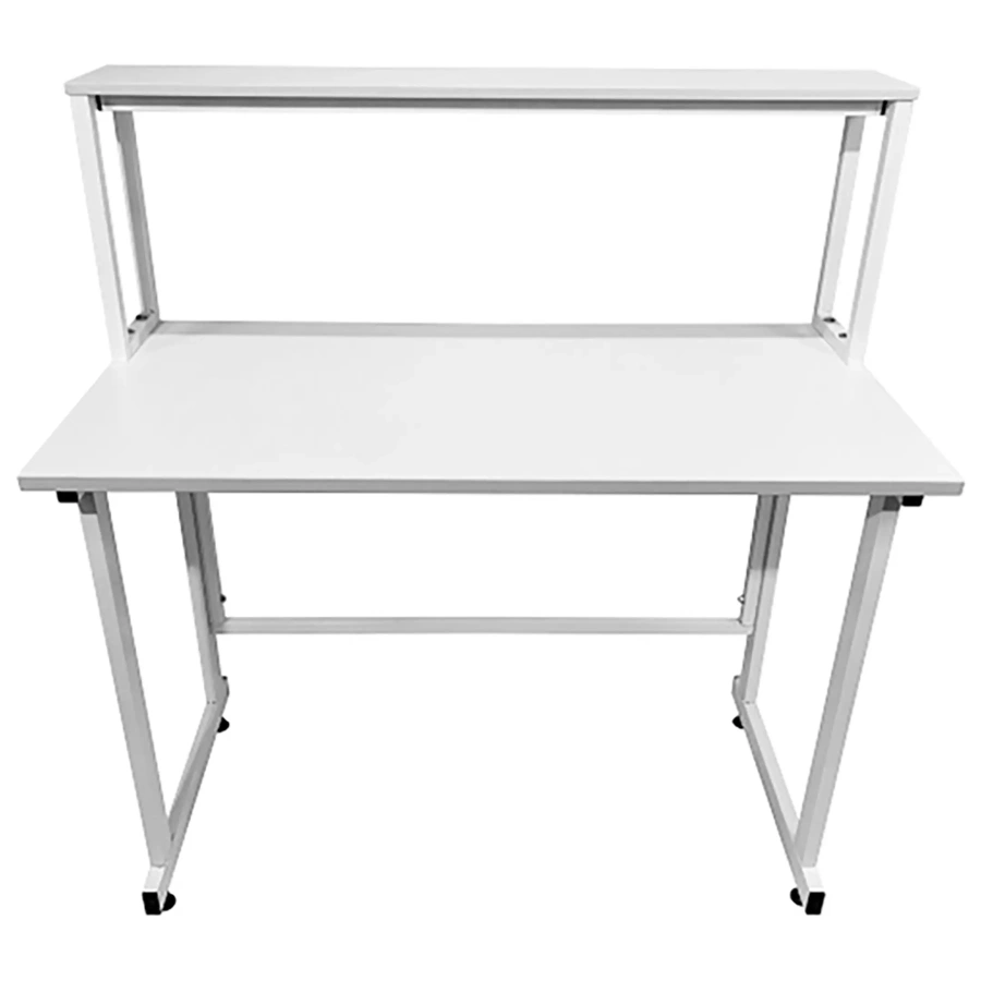 Стол лабораторный с надстройкой СЛн 16.010 (белый)