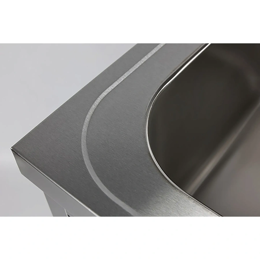 Ванна моечная односекционная цельнотянутая с бортом ВМЦ-1/6/6-БО-ЭЦ