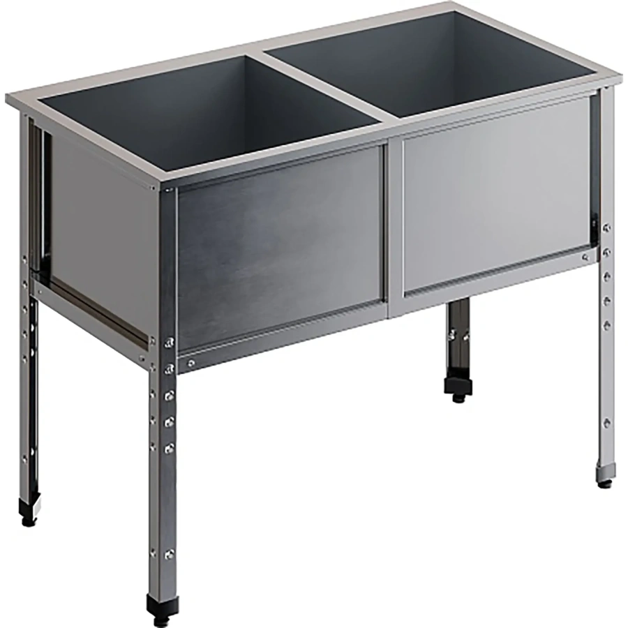 Ванна моечная двухсекционная ВМС-2/6-ЭЦ