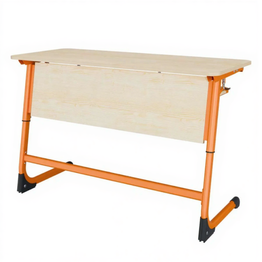 Парта 2М Smart с полкой (ЛДСП)