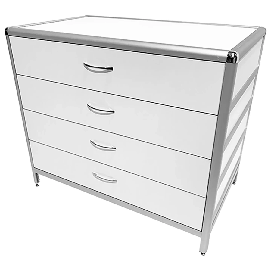 Стол-тумба лабораторная MED 12.007al (белый)