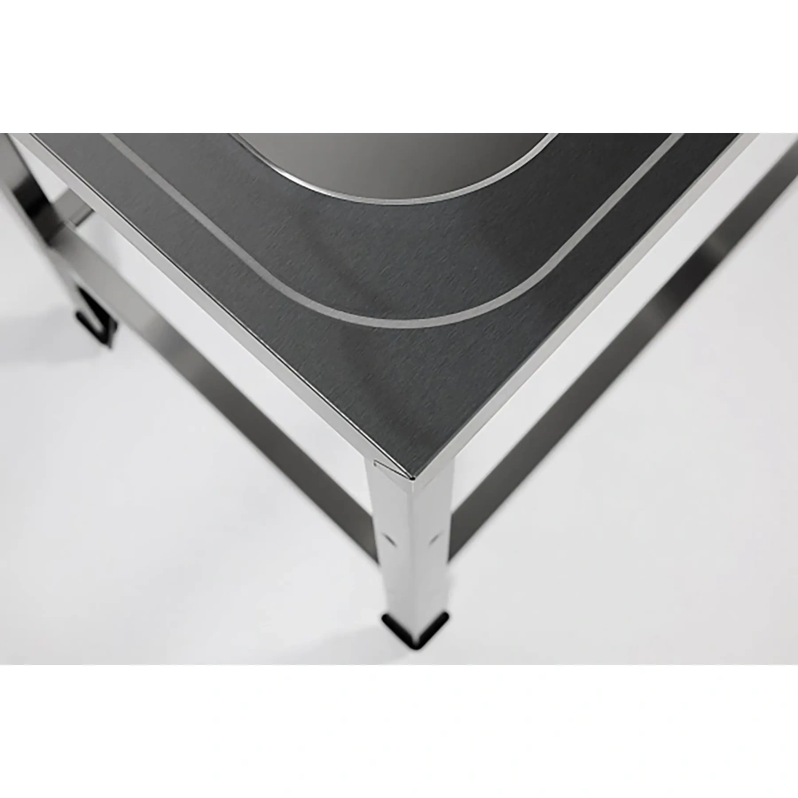 Ванна моечная односекционная цельнотянутая с бортом ВМЦ-1/6/6-БО-ЭЦ